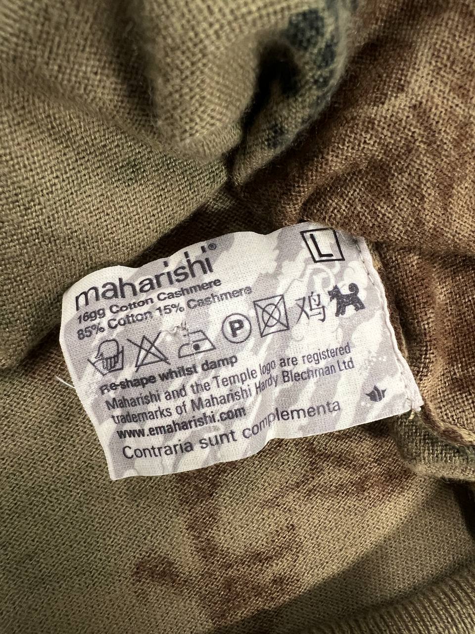 00s Vintage Maharishi Silk Cotton Jumper