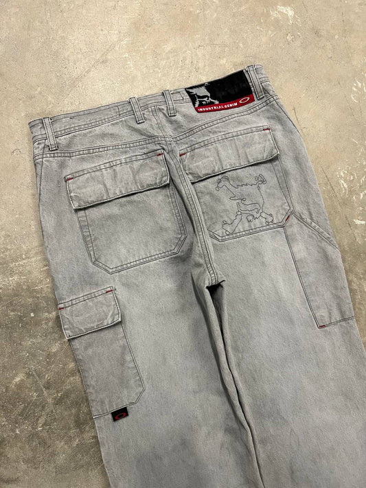 00s Vintage Oakley Industrial Denim Insulated Carpenter Pants