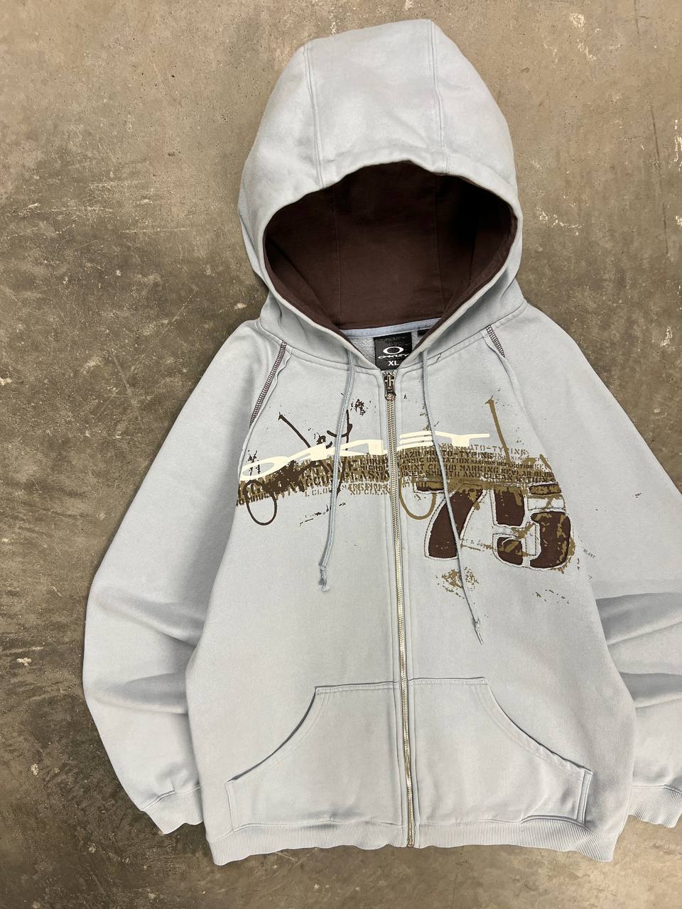 00s Vintage Oakley Zip Hoodie