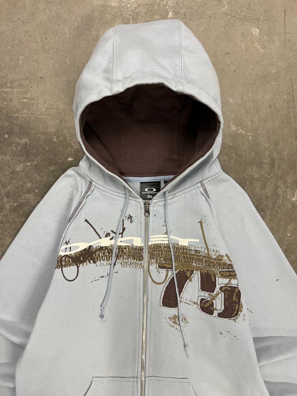 00s Vintage Oakley Zip Hoodie