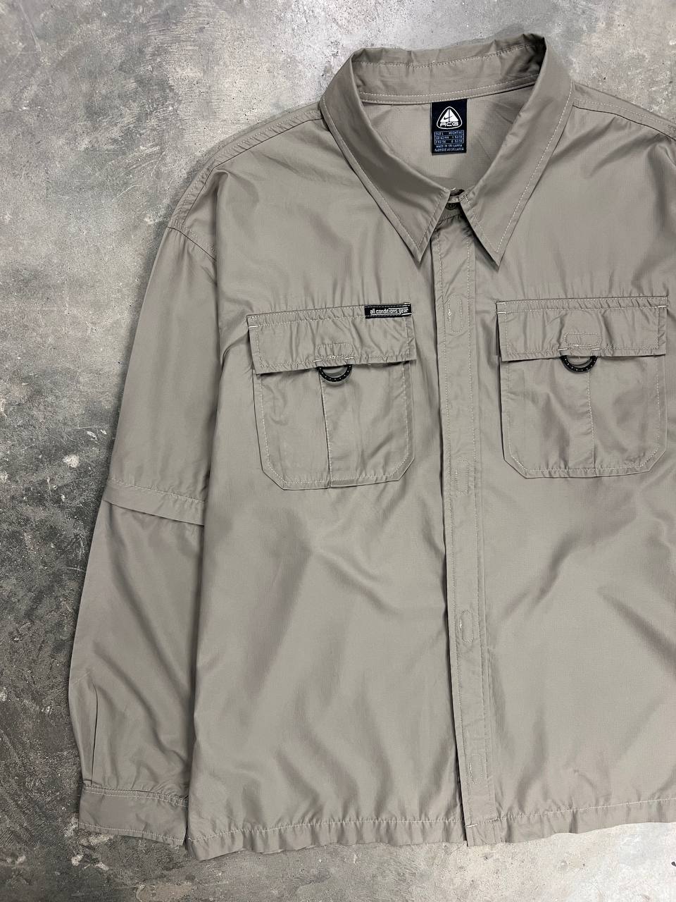 00s Vintage Nike ACG Nylon Shirt Detachable Sleeves