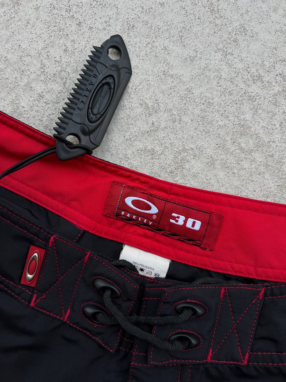 00s Vintage Oakley Flame Skull Shorts