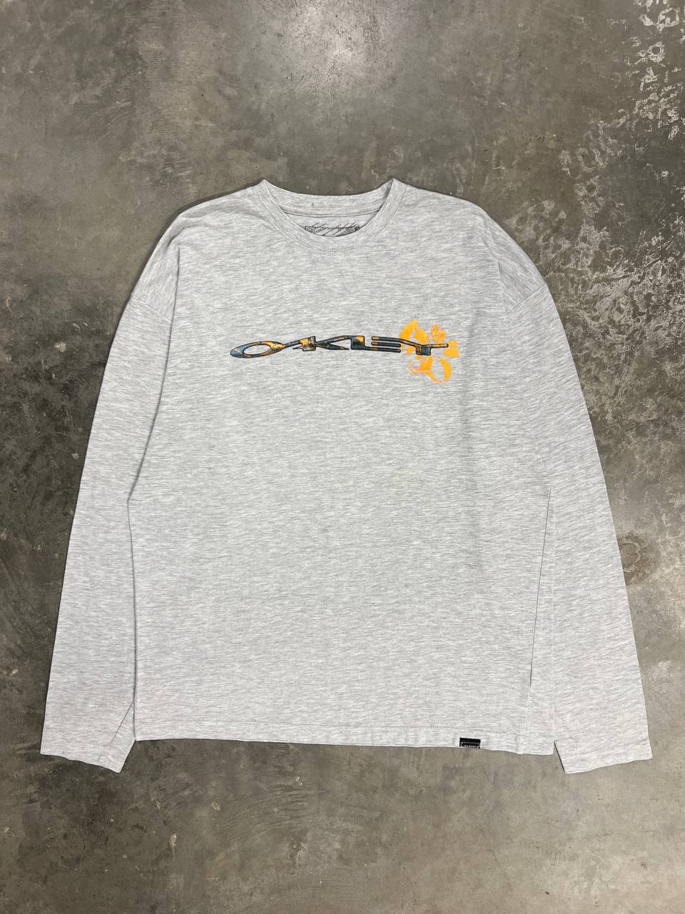 00s Vintage Oakley Hibiscus Long Sleeve T-Shirt