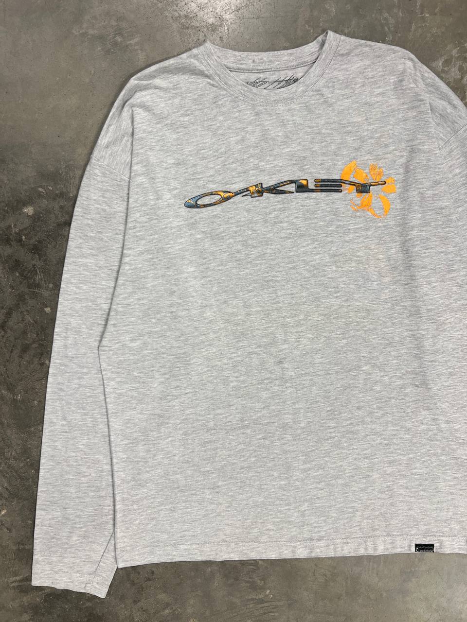 00s Vintage Oakley Hibiscus Long Sleeve T-Shirt