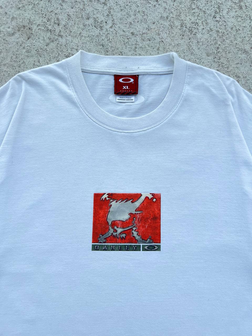 00s Vintage Oakley Skull T-Shirt