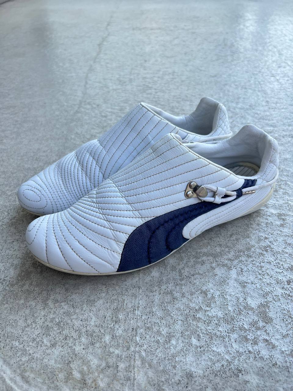 00s Vintage Puma Budoka Shoes White