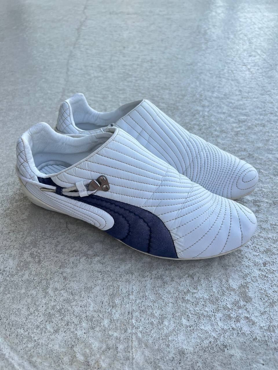 00s Vintage Puma Budoka Shoes White