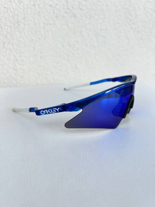 1993 Vintage Oakley M Frame Gen 1 Crystal Blue Sunglasses
