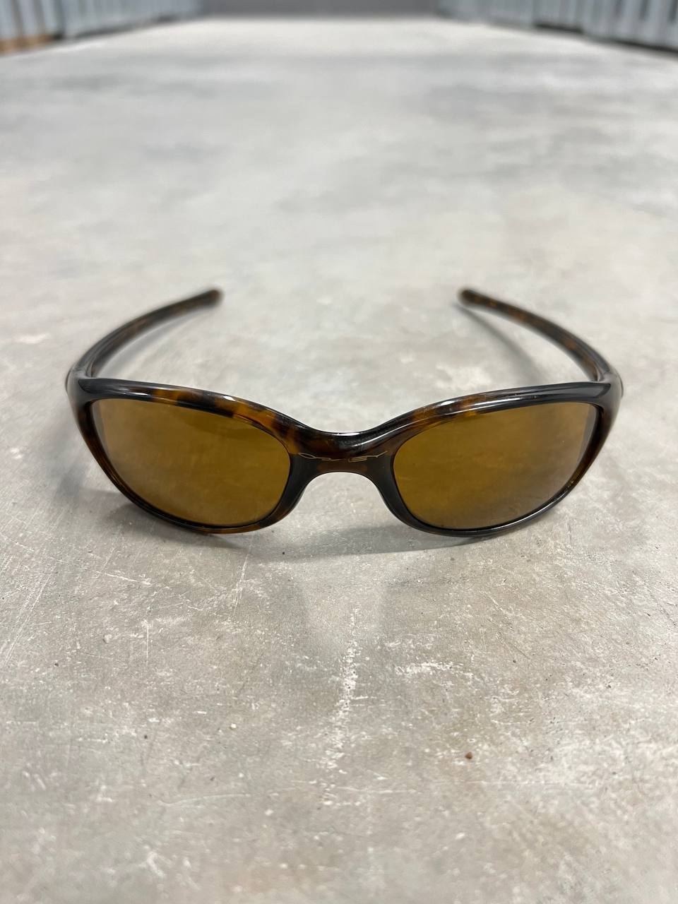 1997 Vintage Oakley Fives 2.0 Sunglasses Brown Tortoise Gold Iridium