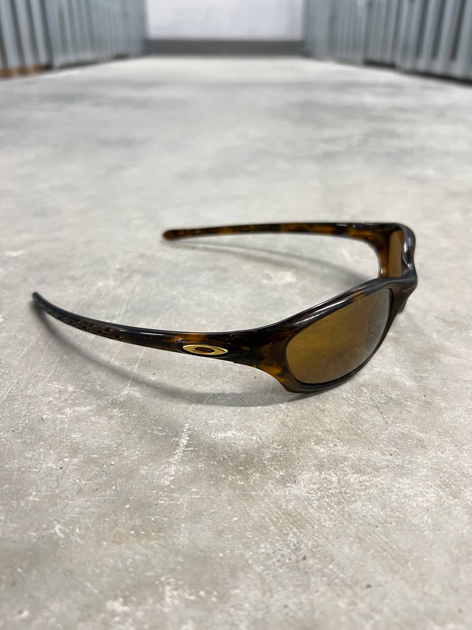 1997 Vintage Oakley Fives 2.0 Sunglasses Brown Tortoise Gold Iridium