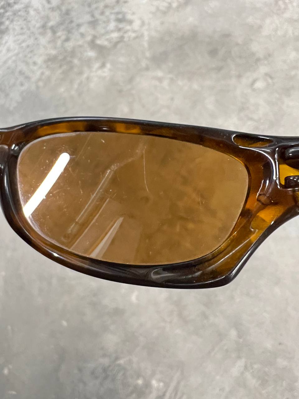 1997 Vintage Oakley Fives 2.0 Sunglasses Brown Tortoise Gold Iridium