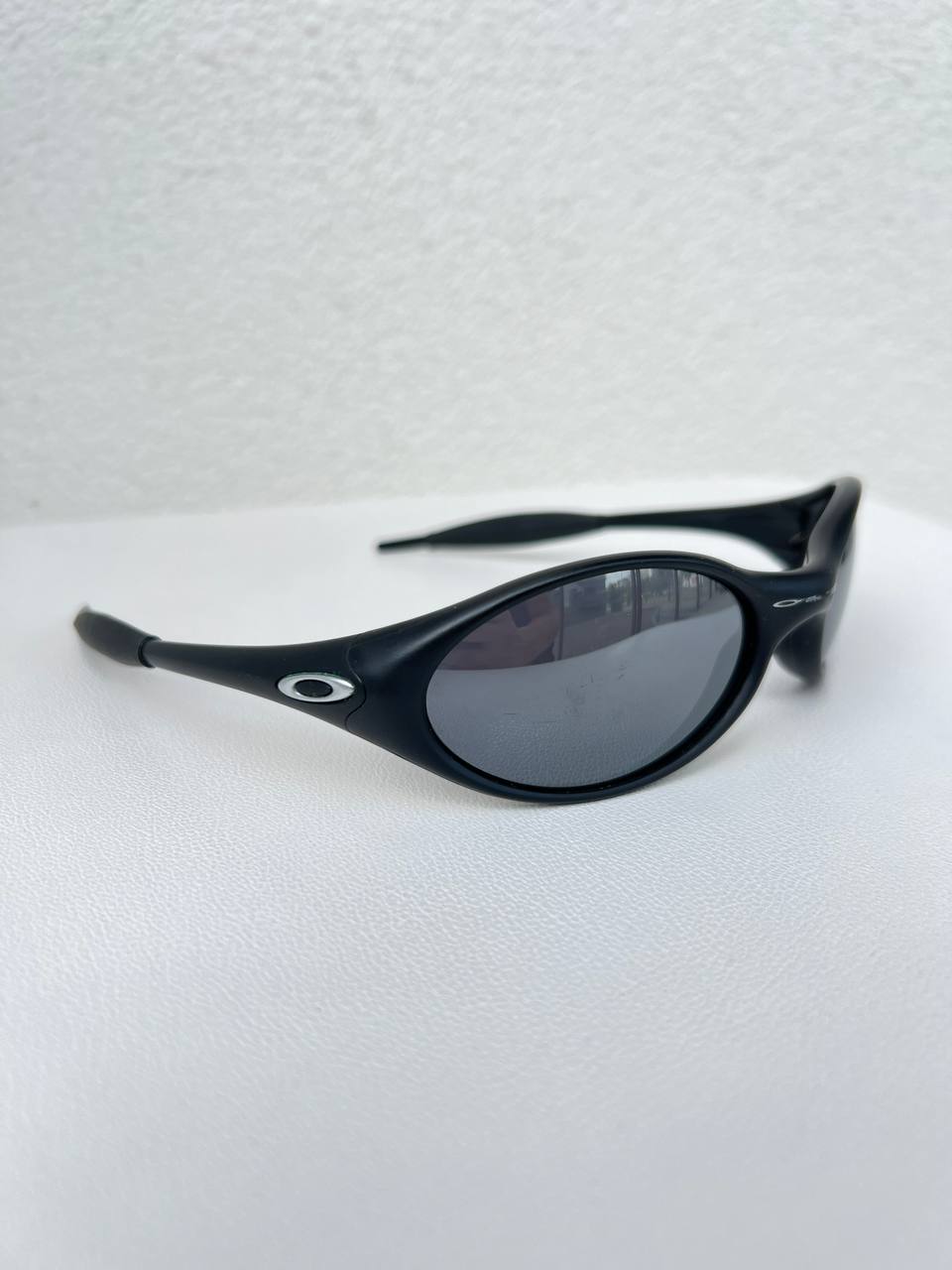 1999 Vintage Oakley New Eye Jacket Black Sunglasses
