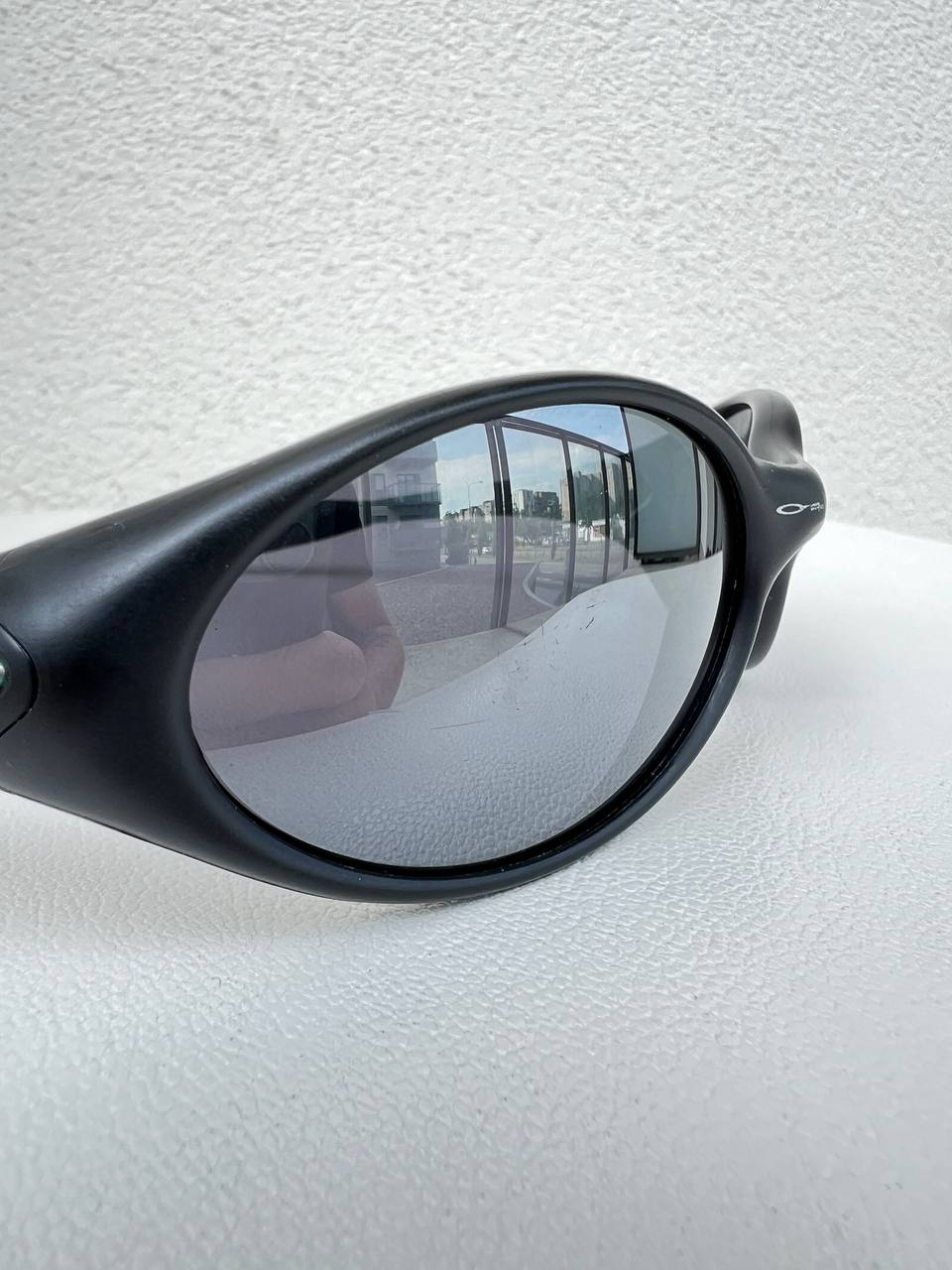 1999 Vintage Oakley New Eye Jacket Black Sunglasses