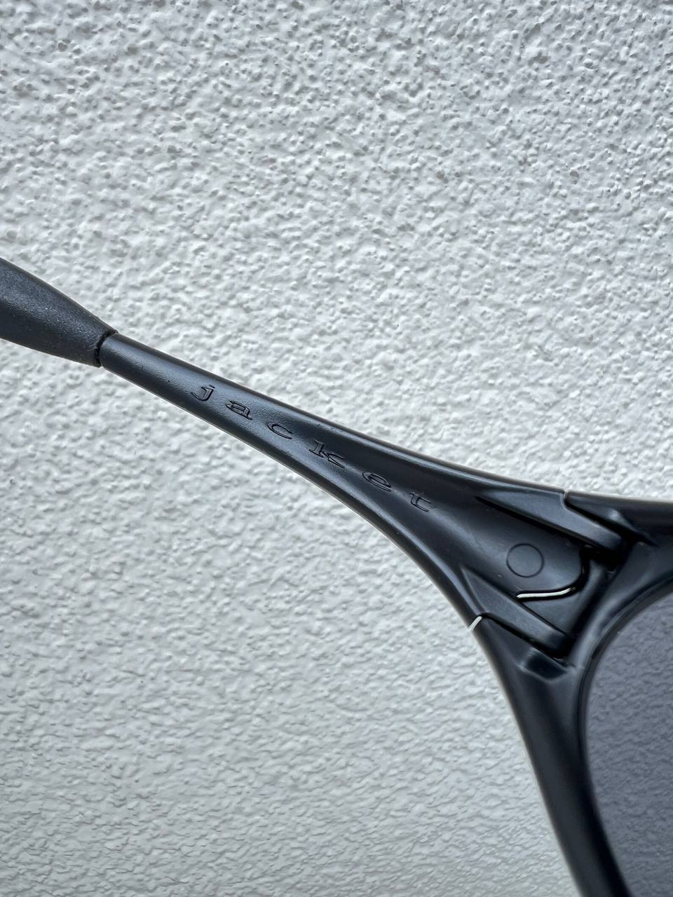 1999 Vintage Oakley New Eye Jacket Black Sunglasses