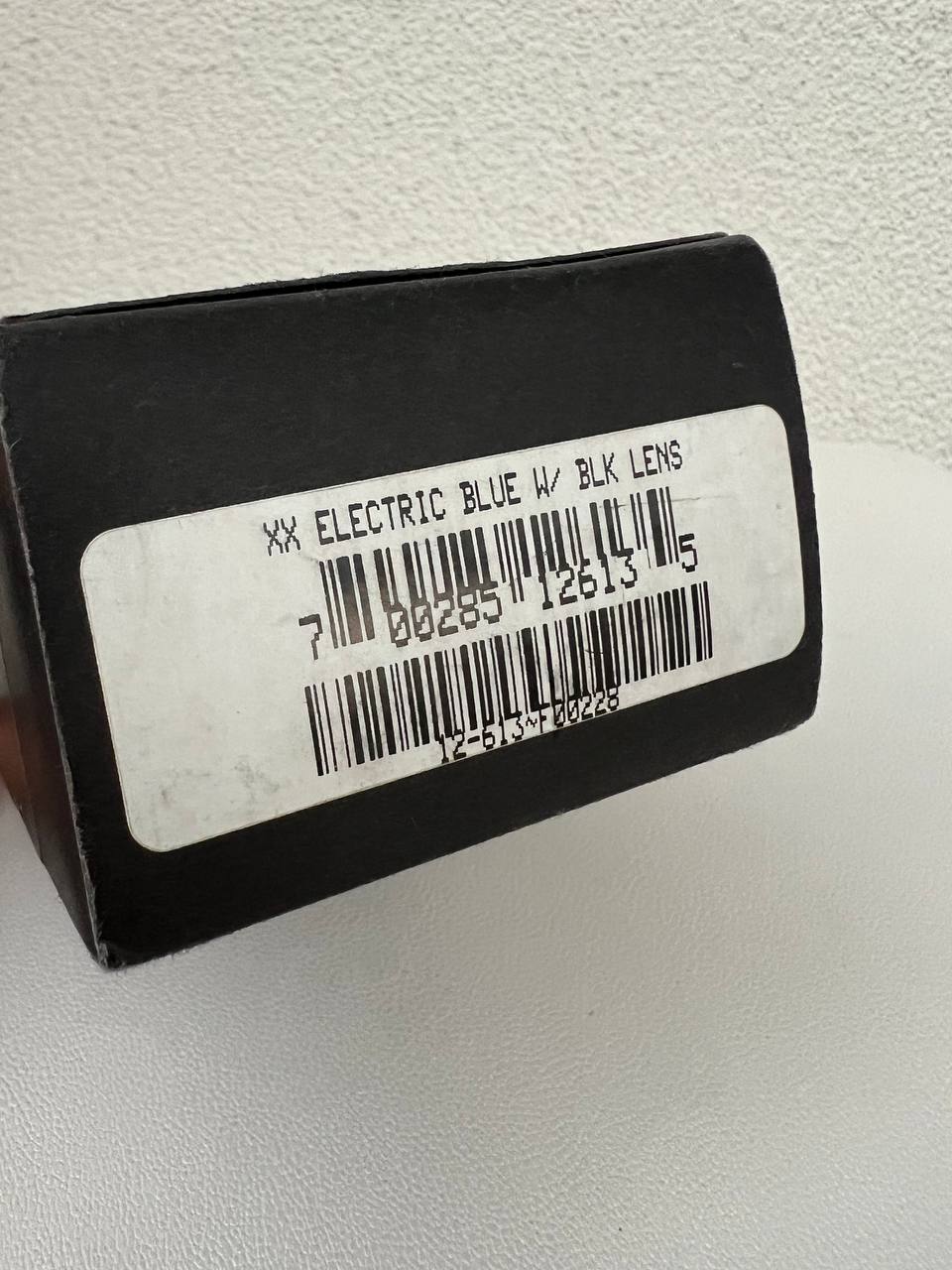 2000 Vintage Oakley XX Twenty Electric Blue Sunglasses