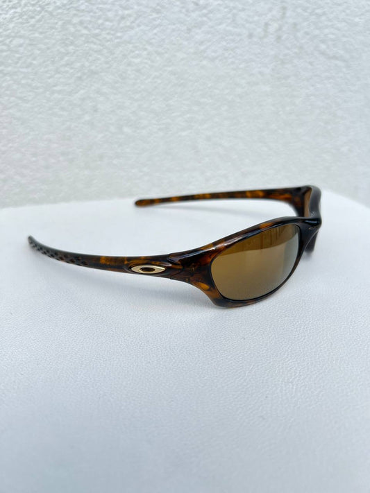 2001 Vintage Oakley Five 2.0 Brown Tortoise Gold Iridium Sunglasses