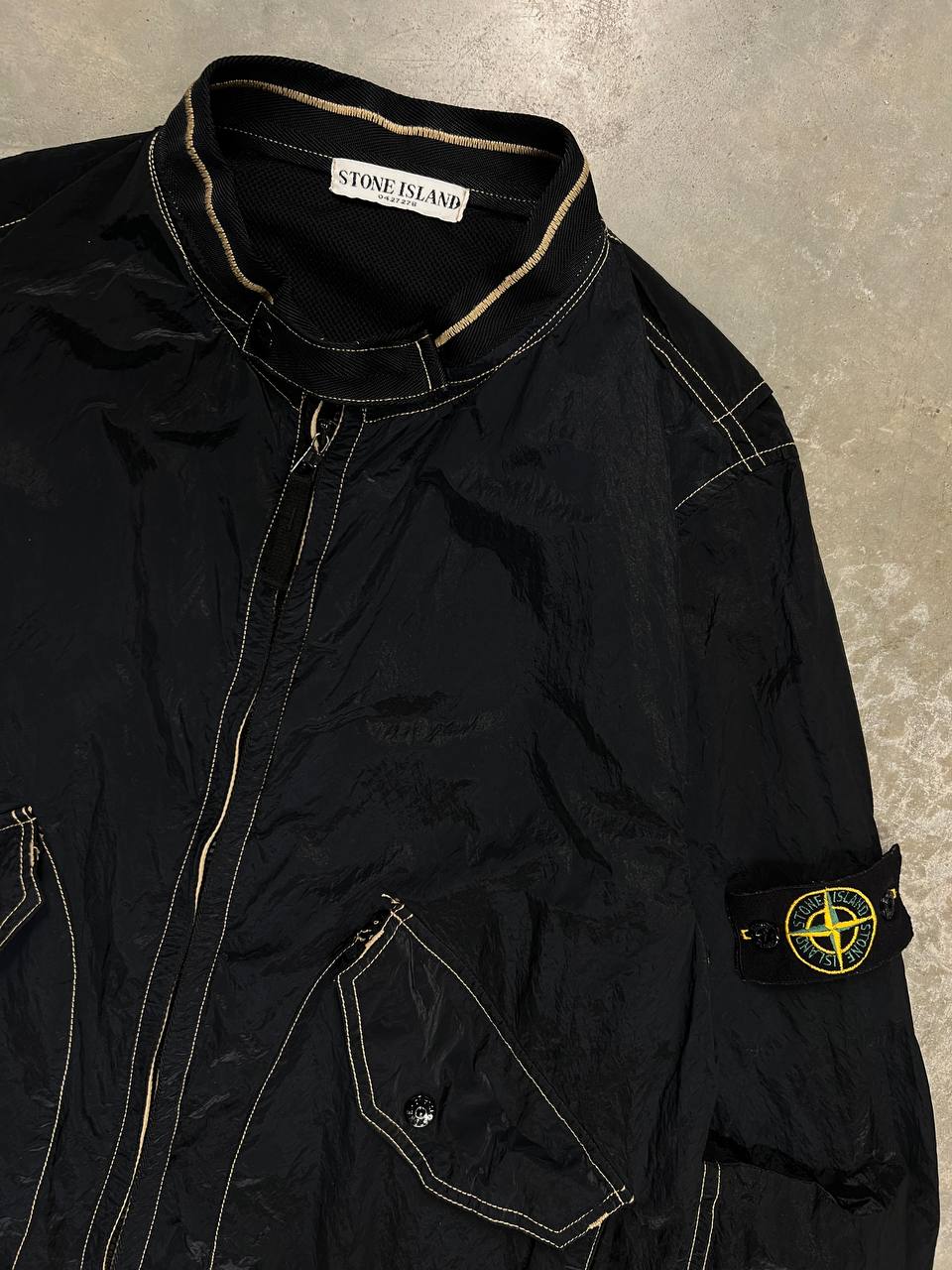 2005 Vintage Stone Island Nylon Metal Shimmer Jacket