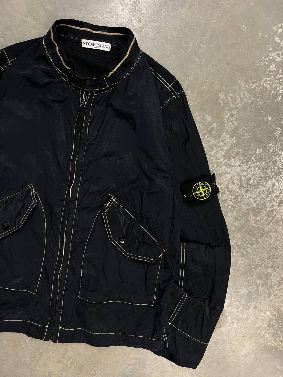 2005 Vintage Stone Island Nylon Metal Shimmer Jacket