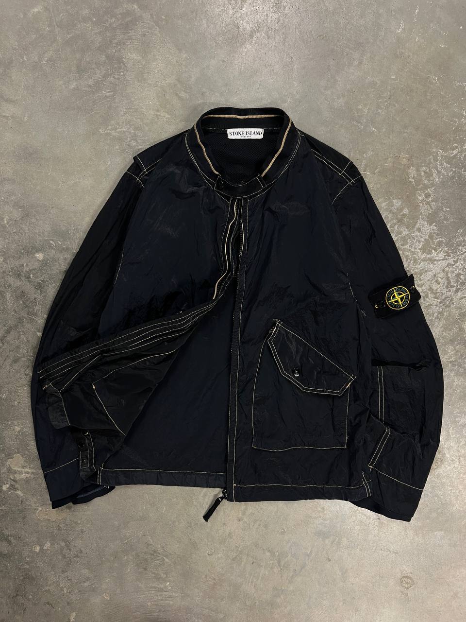 2005 Vintage Stone Island Nylon Metal Shimmer Jacket