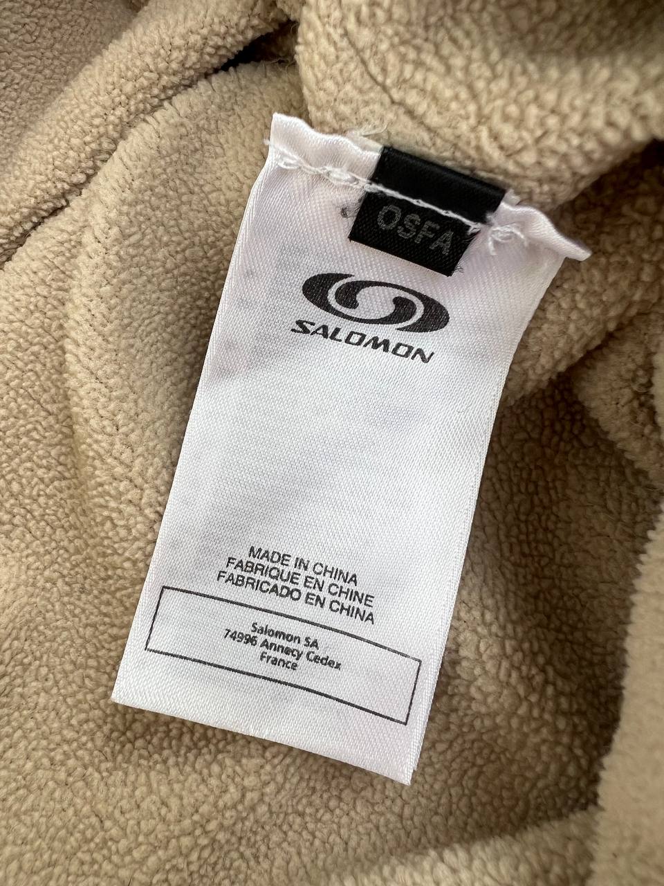 2006 Vintage Salomon Knit Hat Beige