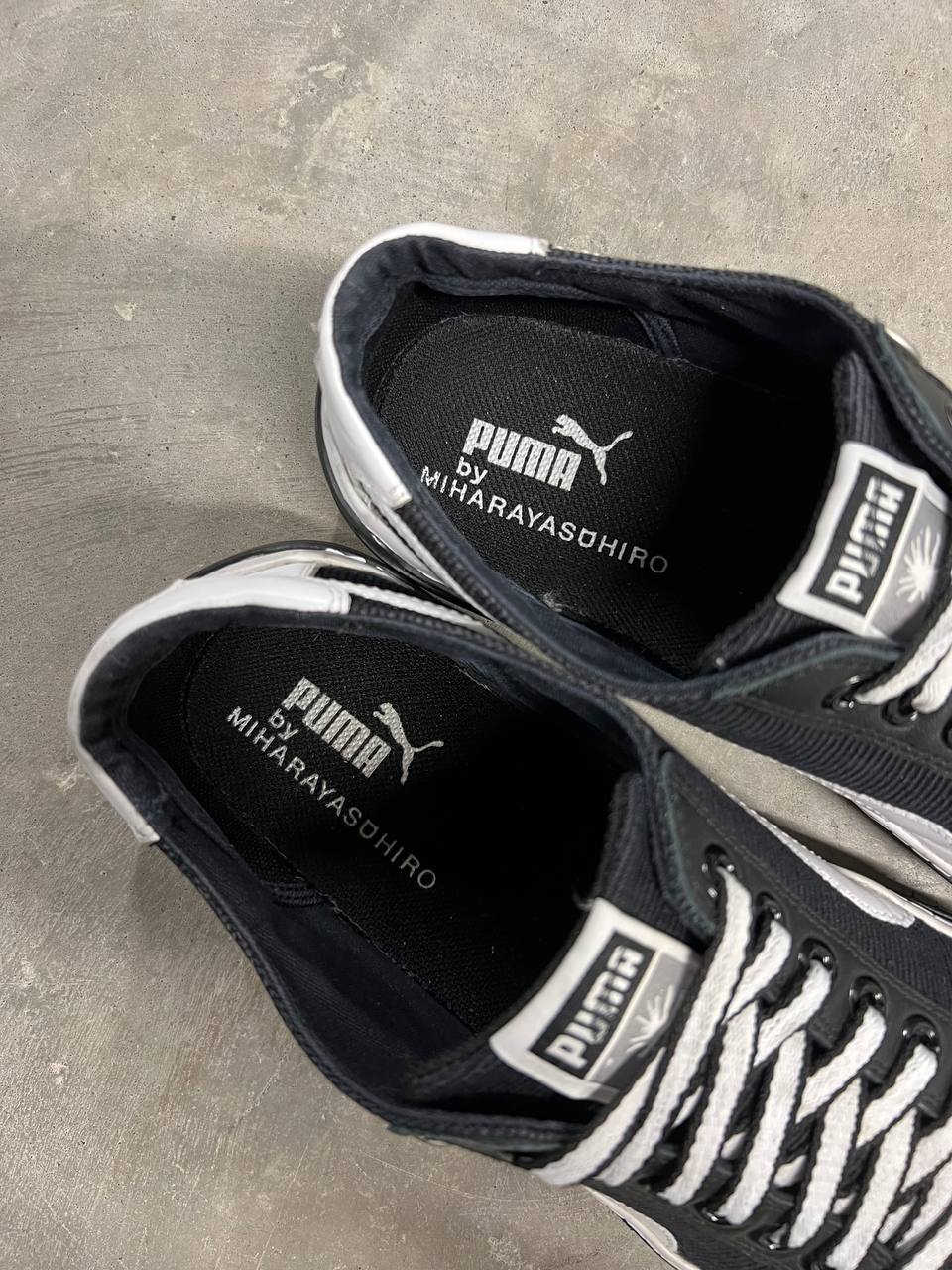 2009 Vintage Puma Mihara Yasuhiro MY-41 Black Corduroy Sneakers Shoes