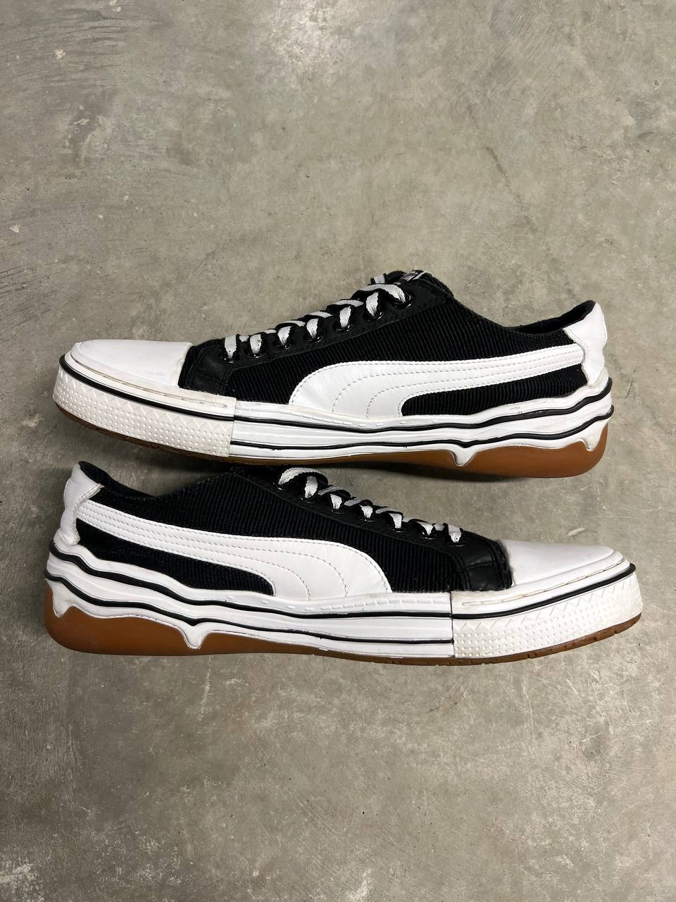 2009 Vintage Puma Mihara Yasuhiro MY-41 Black Corduroy Sneakers Shoes