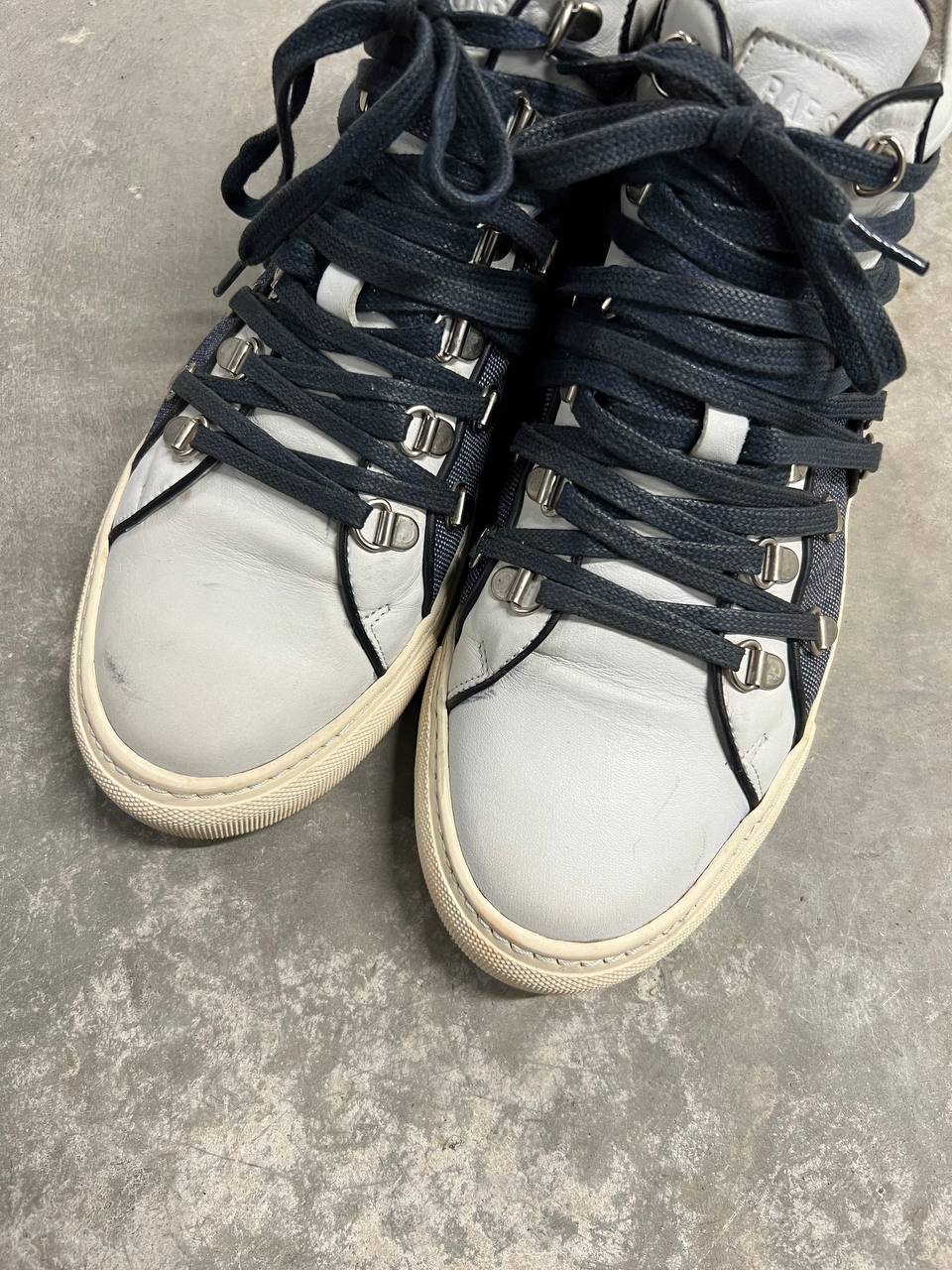 2010 Raf Simons Multilace Sneakers High Top Shoes