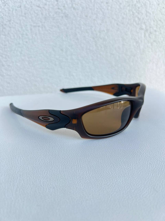 2011 Oakley Straight Jacket 2.0 Matte Rootbeer / Bronze Polarized Sunglasses