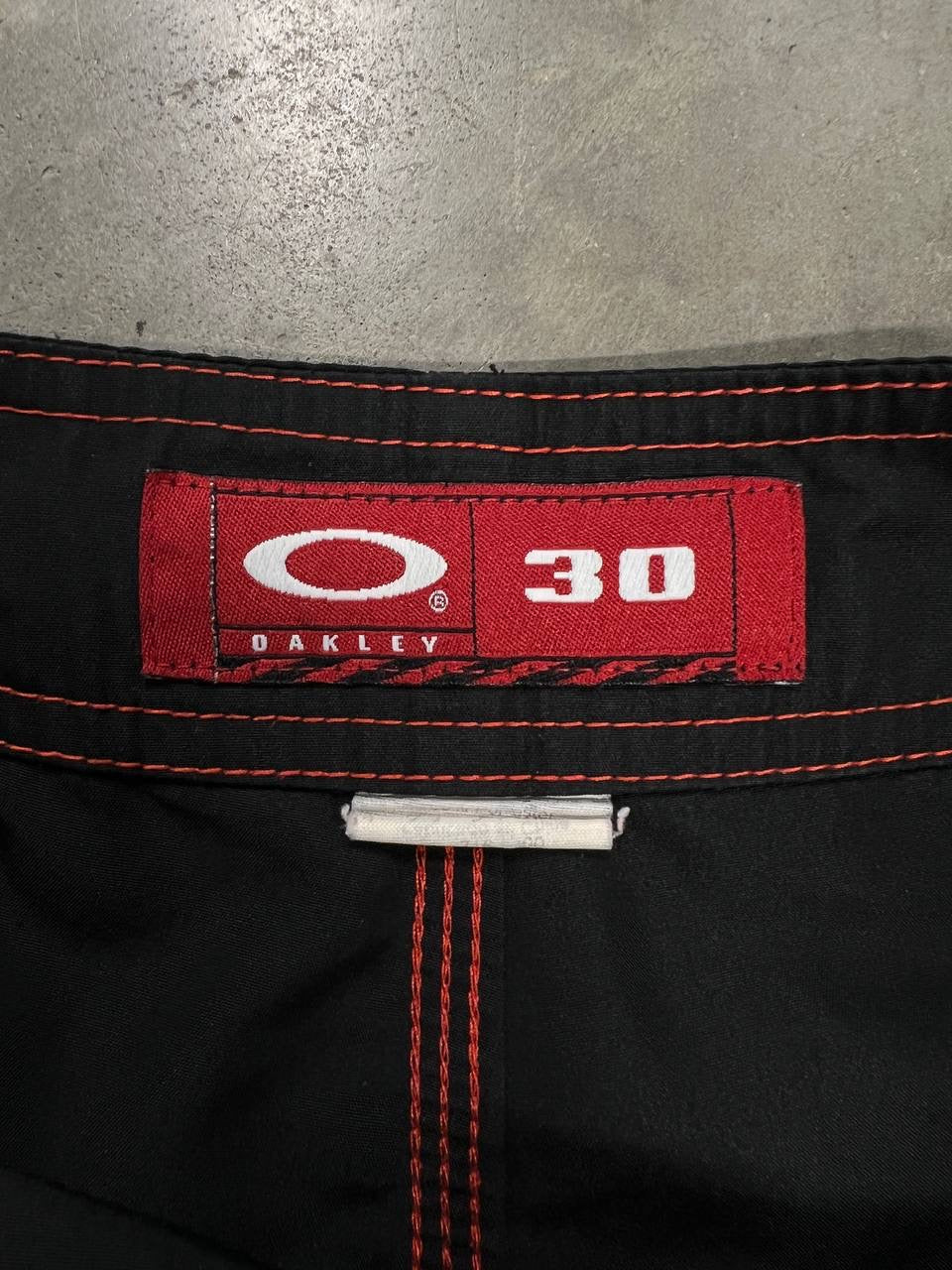 00s Vintage Oakley Skull Flame Shorts