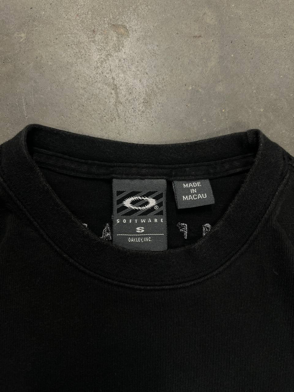90s Vintage Oakley Software T-Shirt Embroidered Logo