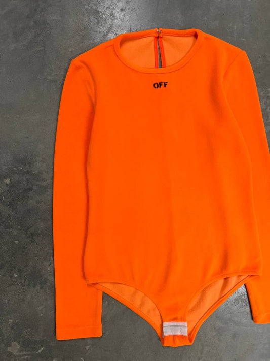 Women’s Off-White Long Sleeve Bodysuit