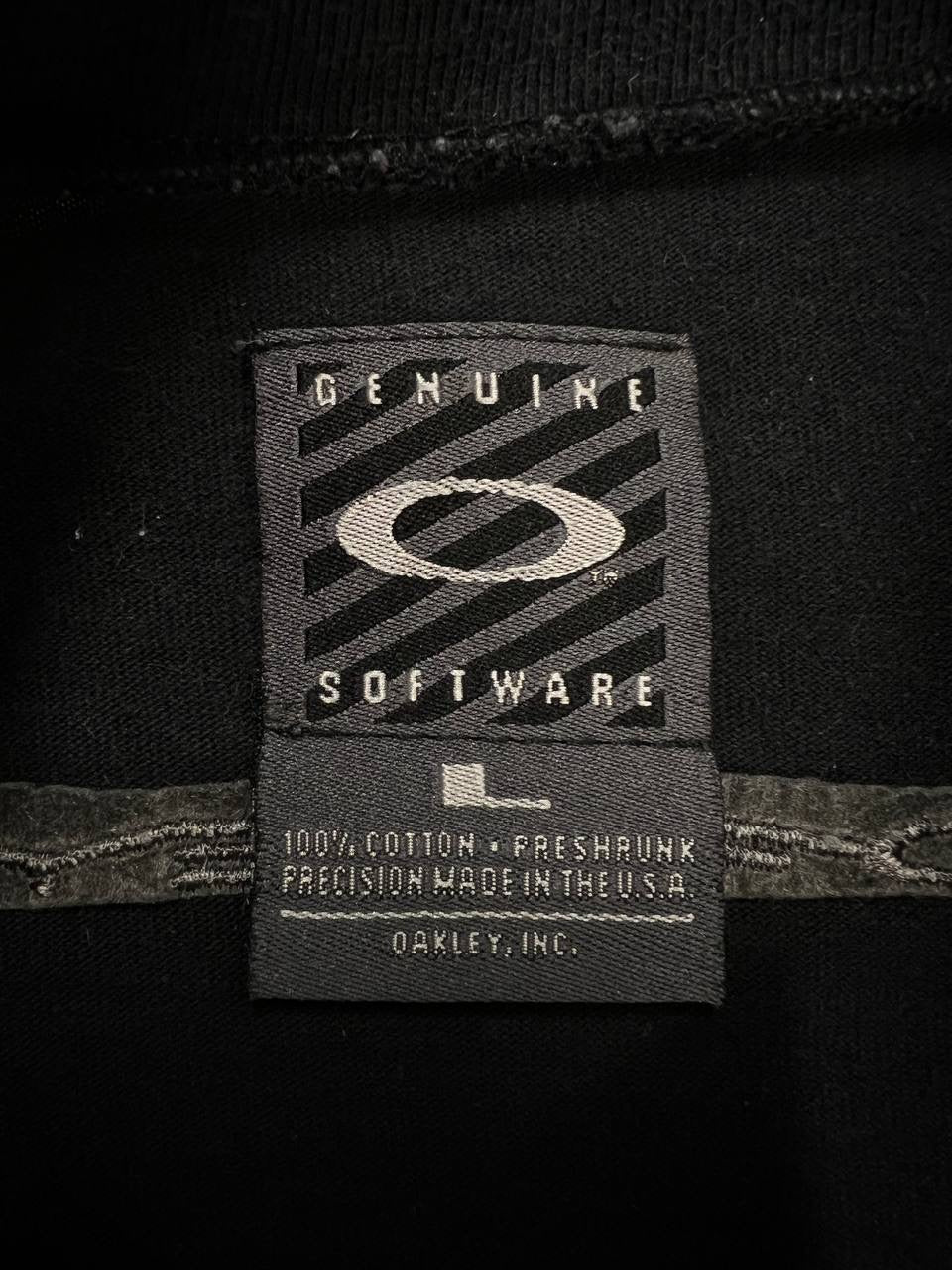 90s Vintage Oakley Software T-Shirt Embroidered Logo