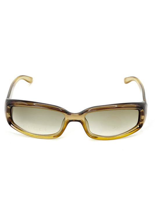 00s Vintage Gucci Gold Gradient Sunglasses Tom Ford Era GG2454