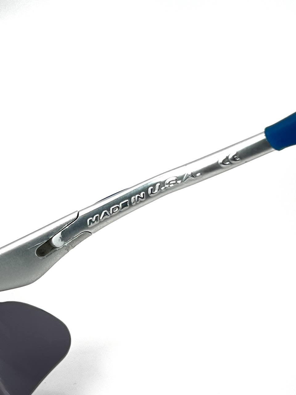 1999 Vintage Oakley New M Frame Hybrid S FMJ 5.56 Ice Iridium Sunglasses