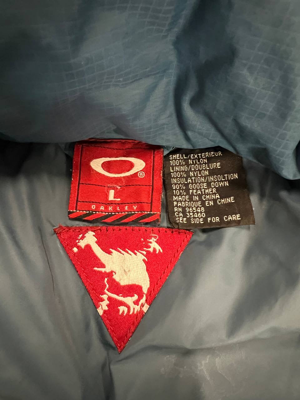 00s Vintage Oakley Puffer Jacket