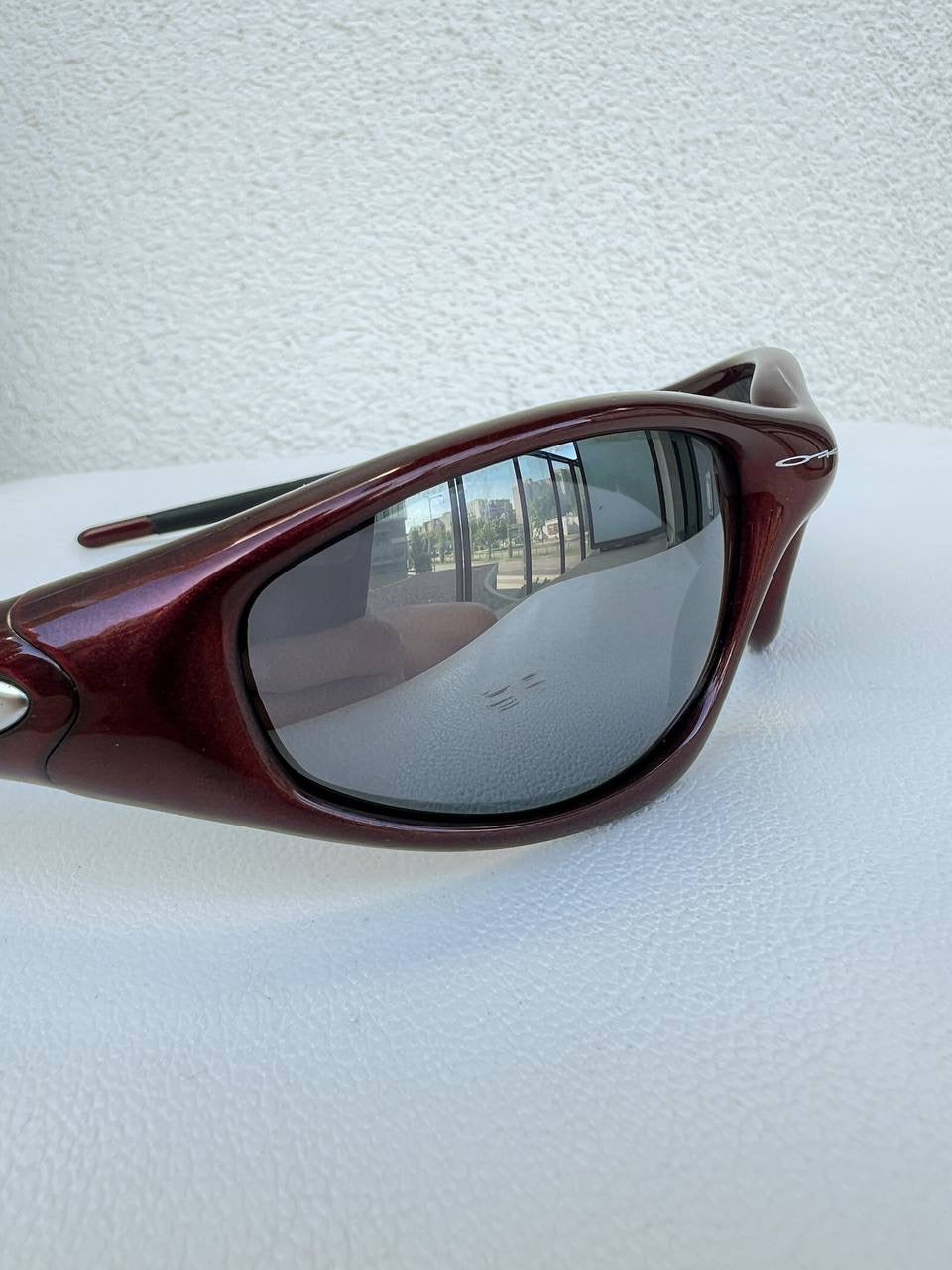 1999 Vintage Oakley Straight Jacket Redline / Black Iridium Sunglasses