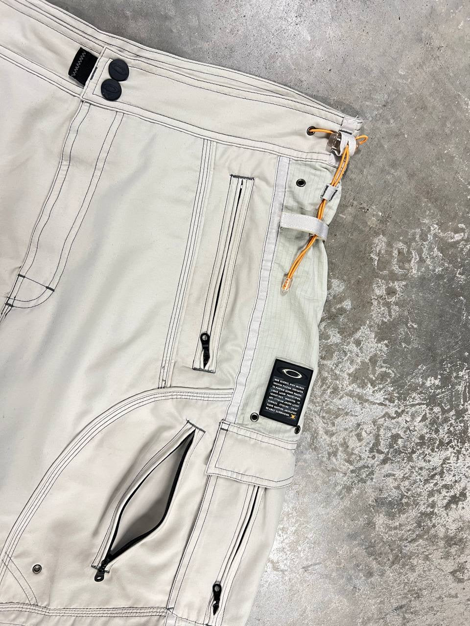 90s Vintage Oakley Software Mad Science Cargo Shorts