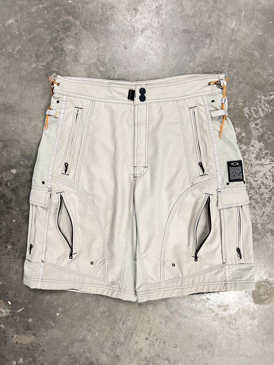 90s Vintage Oakley Software Mad Science Cargo Shorts
