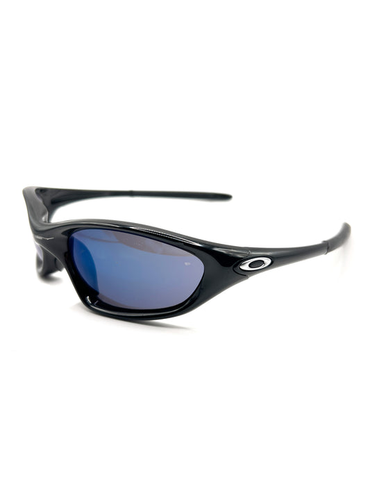 2000 Vintage Oakley XX Twenty Polished Black Ice Iridium Sunglasses