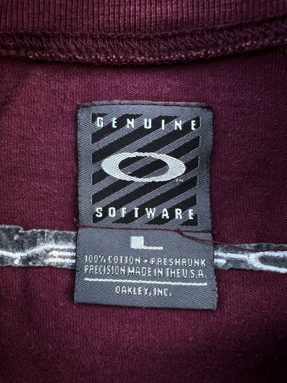 90s Vintage Oakley Software T-Shirt Center Logo