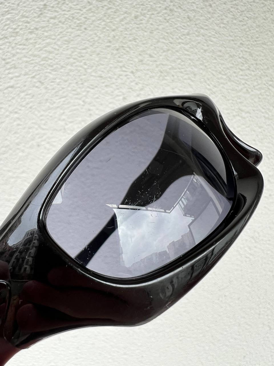 2003 Vintage Oakley Monster Dog 1st Gen Black Polished Sunglasses