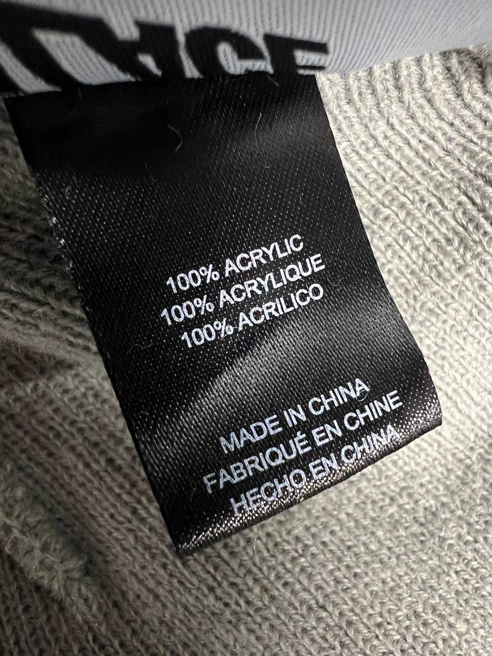 2016 Palace Roadrunner Beanie Hat Grey