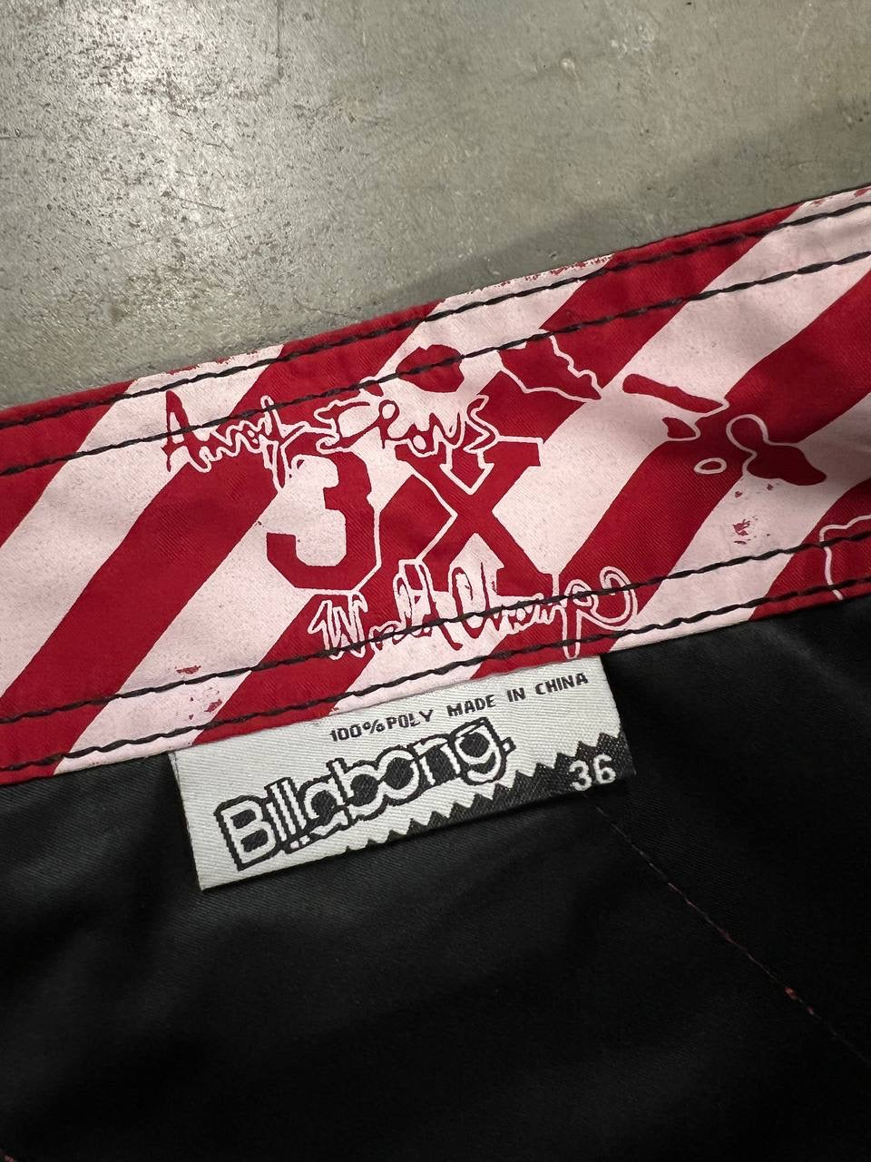 Vintage Billabong Andy Irons Board Shorts Black
