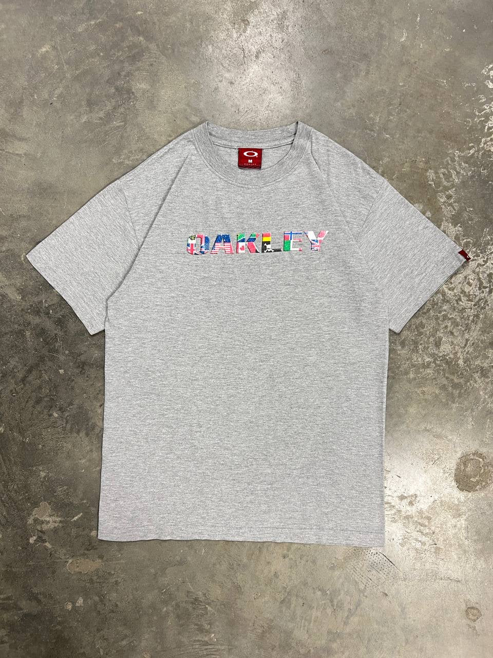 00s Vintage Oakley Flags T-Shirt