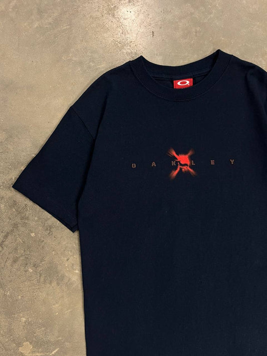 00s Vintage Oakley Skull T-Shirt 3D Print