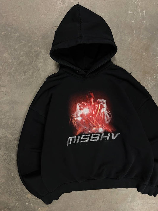 Misbhv Rhinestones Hot Babes Hoodie