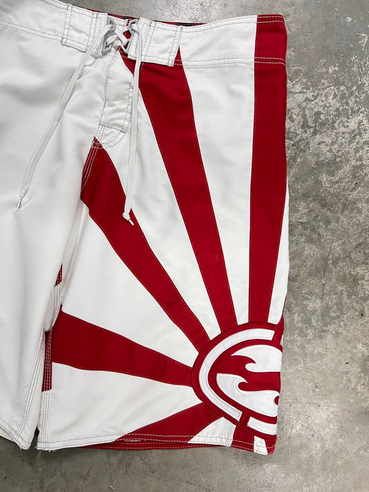 Vintage Billabong Andy Irons Board Shorts White