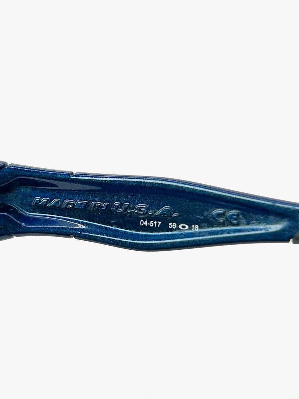 2007 Oakley Minute 2.0 Midnight Blue / Gold Iridium Sunglasses