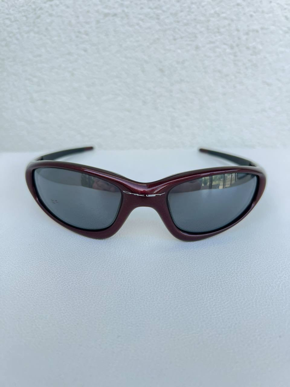 1999 Vintage Oakley Straight Jacket Redline / Black Iridium Sunglasses