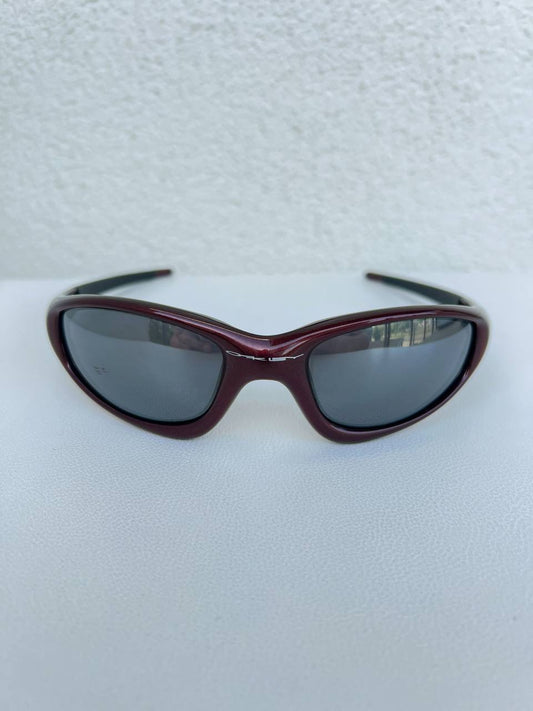 1999 Vintage Oakley Straight Jacket Redline / Black Iridium Sunglasses